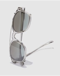 Hawkers Co - HAWKERS - Clip on Oat Milk DOT Sunglasses for Men and Women UV400