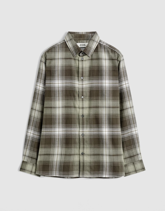 COS - Checked Pima Cotton Shirt
