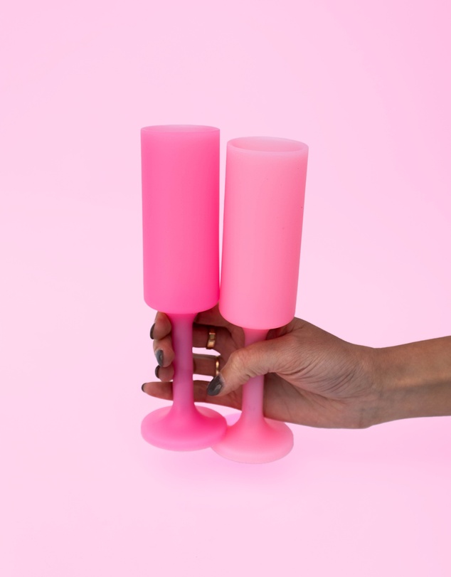 porter green - seff | silicone unbreakable champagne flutes