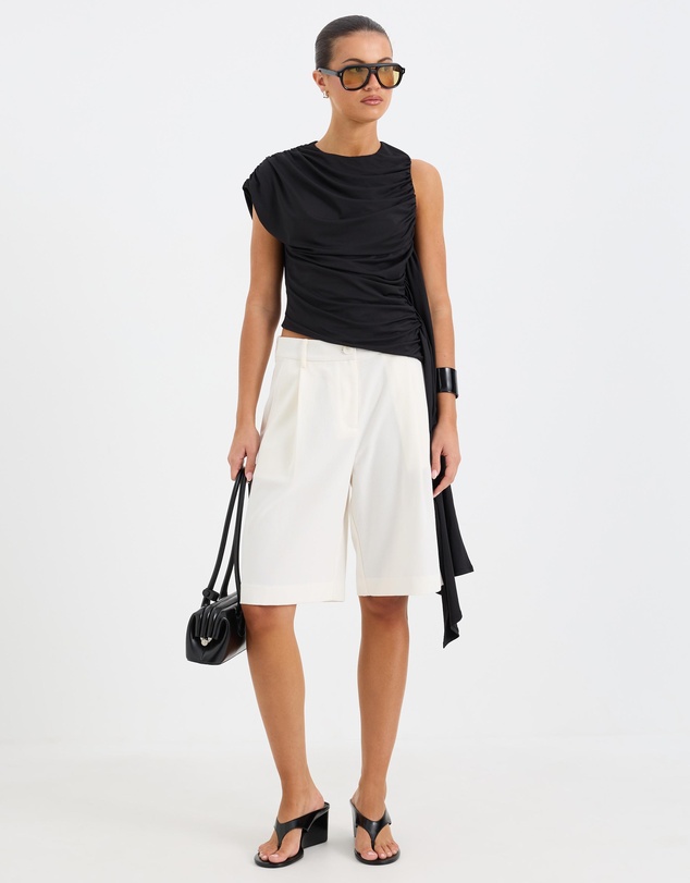Calli - Mariana Drape Jersey Top