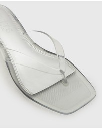 Betts - Tyla Jelly Kitten Heel Thong Sandals