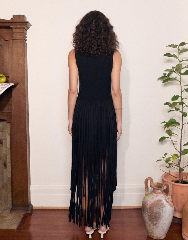 Varna - Marais Fringe Knit Top