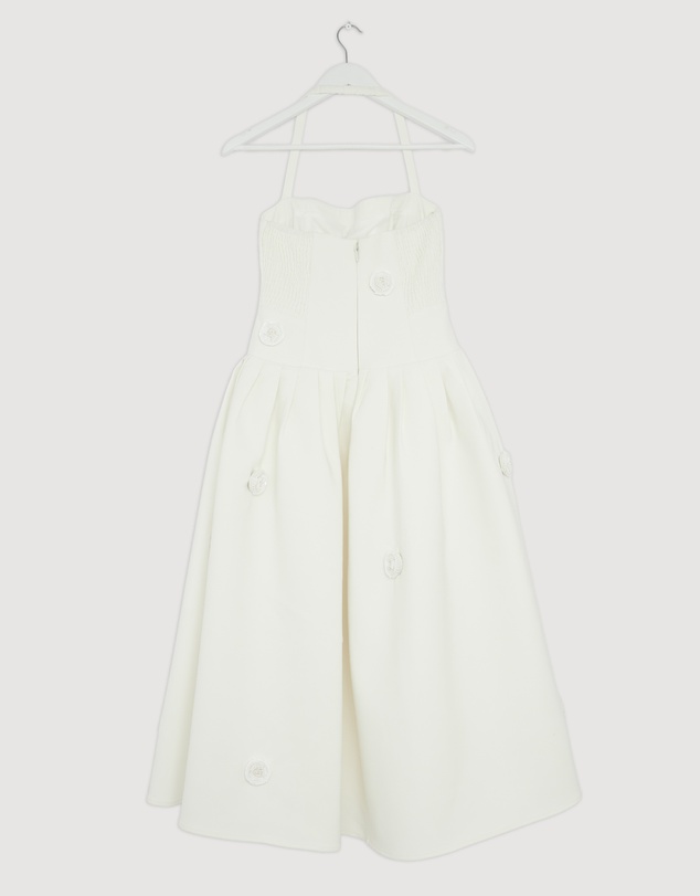 Revibe - Repaired BY JOHNNY. Anita Spot Halter Dress - AU 10