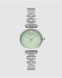Emporio Armani - Silver Tone Analogue Watch