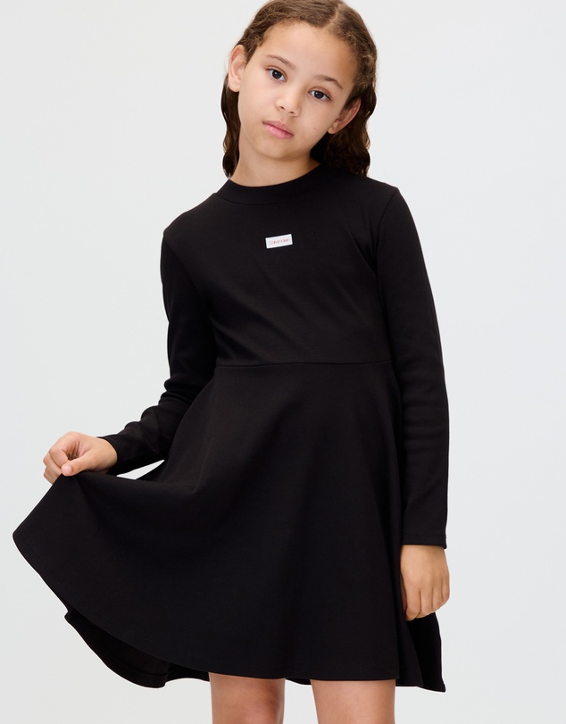 Calvin Klein Jeans - Girls Ribbed Long Sleeve Dress