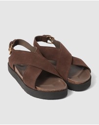 & Other Stories - Criss-Cross Leather Sandals