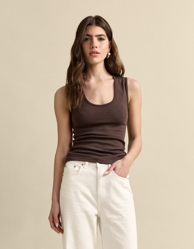 MVN - Soft Scoop Neck Top