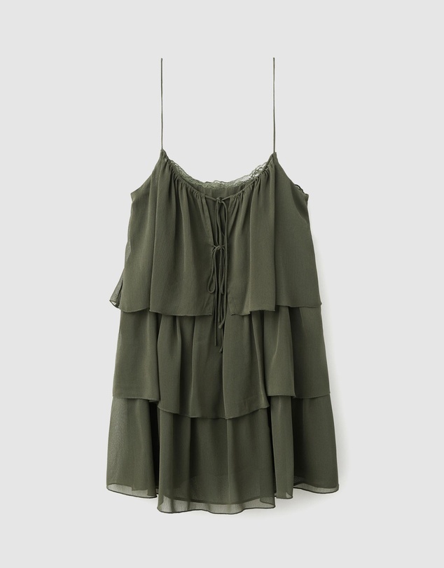 M.N.G - Short Ruffled Dress