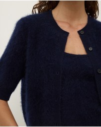 Assembly Label - Carina Wool Short Sleeve Cardigan