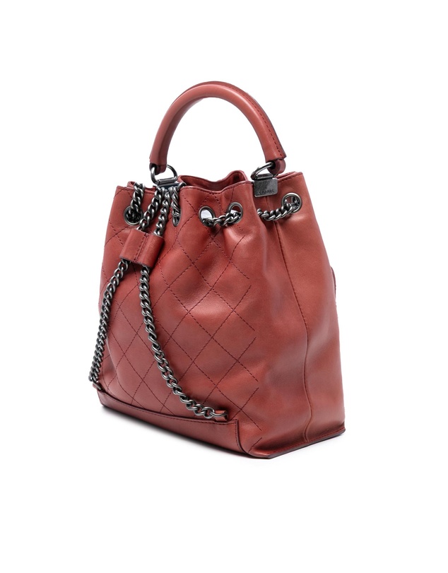 Pre-Loved by Azura Reborn - Pre-Loved Medium Stitched Calfskin Urban Luxury Drawstring Backpack