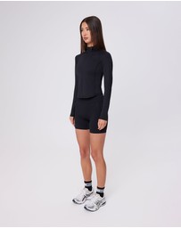 Upstate - Contour+ Zip Through - Black
