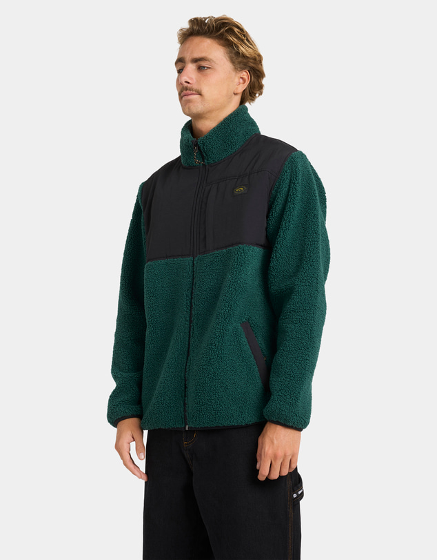 Billabong - Mens Boundary Summit Mock Neck Fleece Top