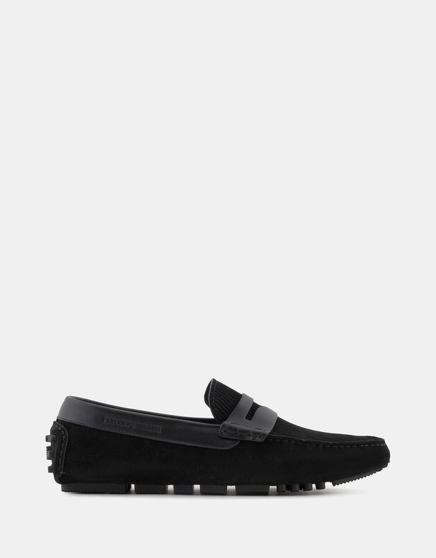 Emporio Armani - Suede Driving Loafers