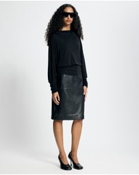 Lover - Carmen Cowl Back Top