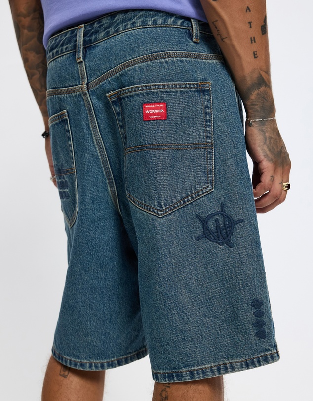 Worship - Scratch Big Dawg Jean Shorts