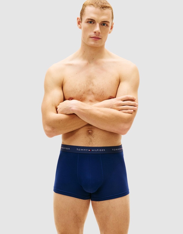 Tommy Hilfiger - 3-Pack Signature Repeat Logo Waistband Trunks