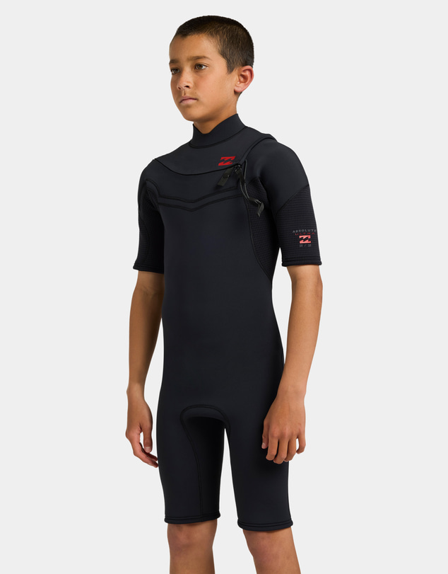 Billabong - Boys 8 to 16 2/2mm Absolute Ultra Chest Zip Springsuit