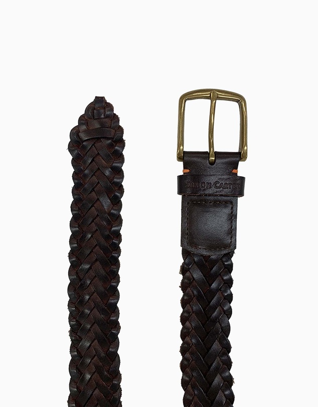 Simon Carter - Woven Pin Buckle Belt