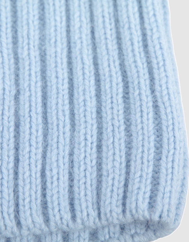 Max Alexander - European Made Blue Soft Wool Beanie