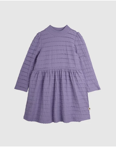 Mini Rodini - Textured Frill LS Dress