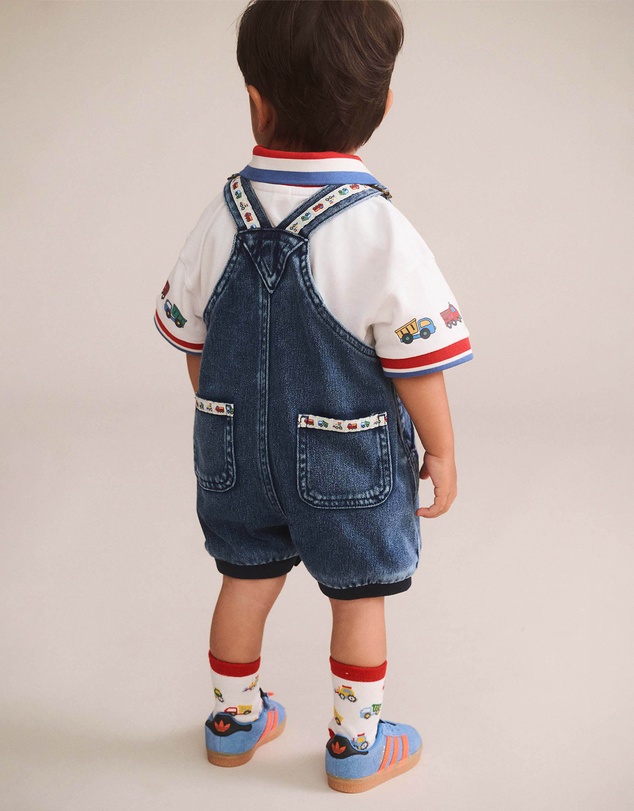 Huxbaby - Construction Hux Knit Romper - Babies-Kids