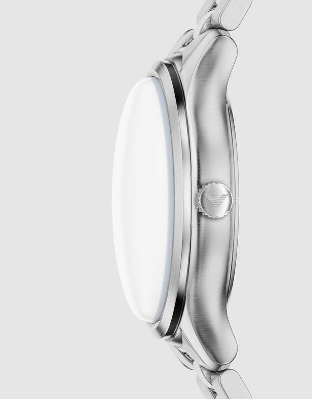 Emporio Armani - Silver Tone Analogue Watch