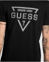 GUESS - Eco Painted Triangle T-Shirt