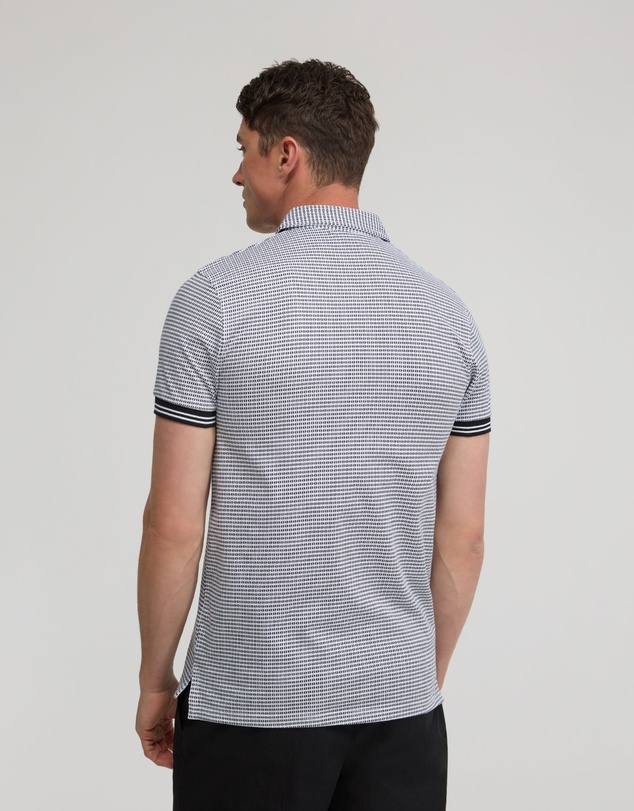 Oxford - Milo Cotton Jersey Printed Polo