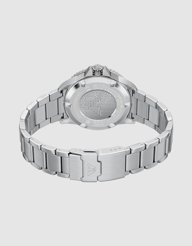 Emporio Armani - Silver Tone Analogue Watch