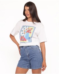 Petal & Pup - Theodore Tee - White Multi
