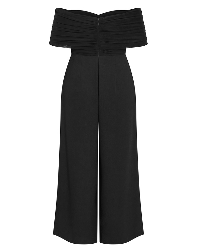 City Chic - Lana Off Shoulder Jumpsuit