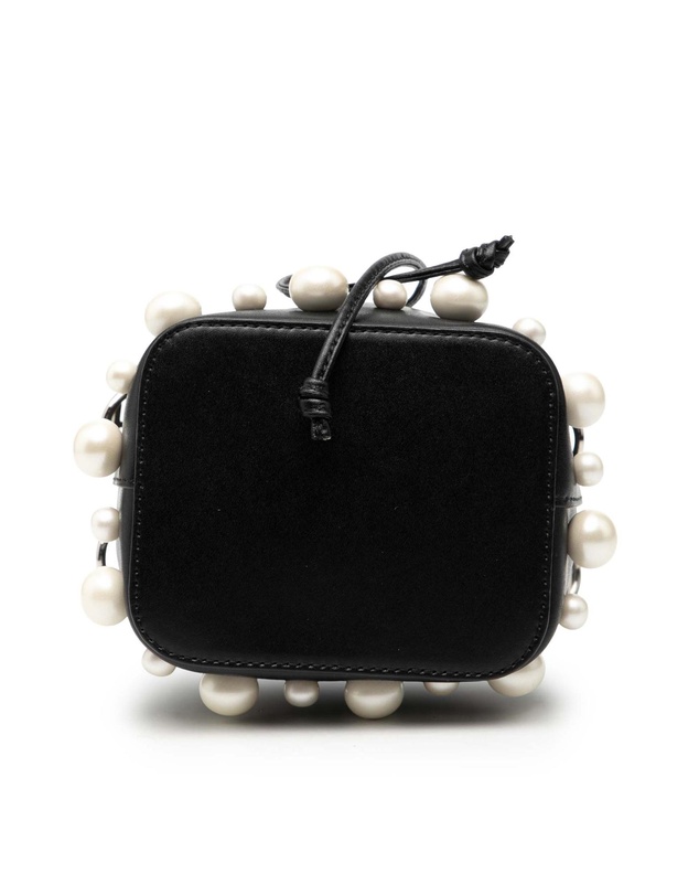Pre-Loved by Azura Reborn - Pre-Loved Mini Leather Pearl Mon Tresor Bucket Bag