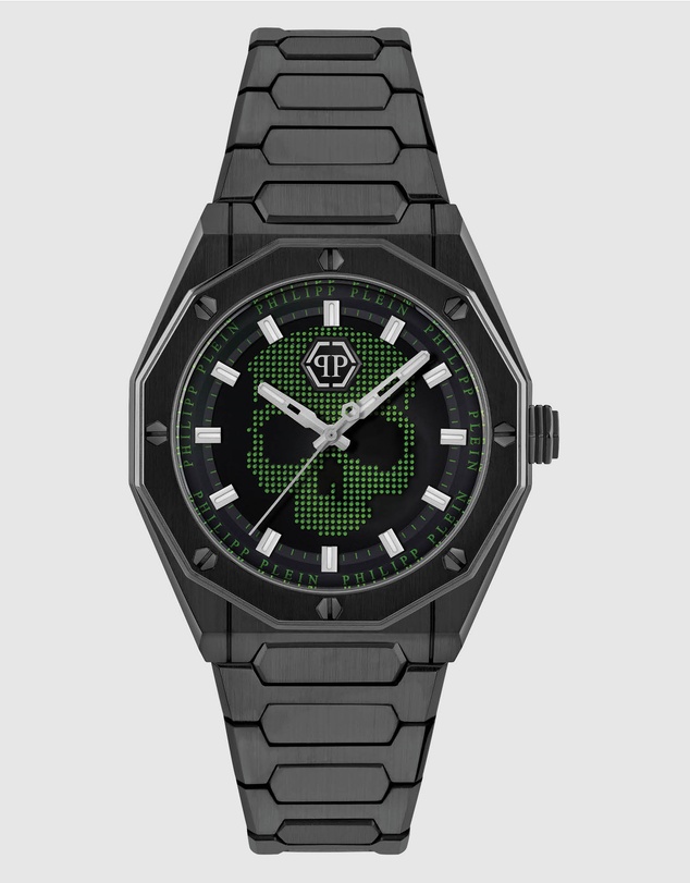 Philipp Plein - PLEIN DELUXE 44mm IP Black Tone Analogue Watch