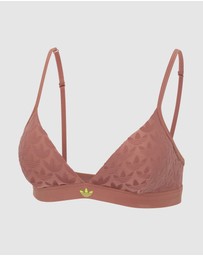 adidas Originals - Microterrot Monogram Logo Unlined Triangle Bralette