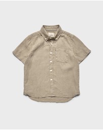 Academy Brand - Kids Hampton Linen SS Shirt