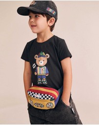 Huxbaby - Denim Knit Gusset Shorts - Babies-Kids