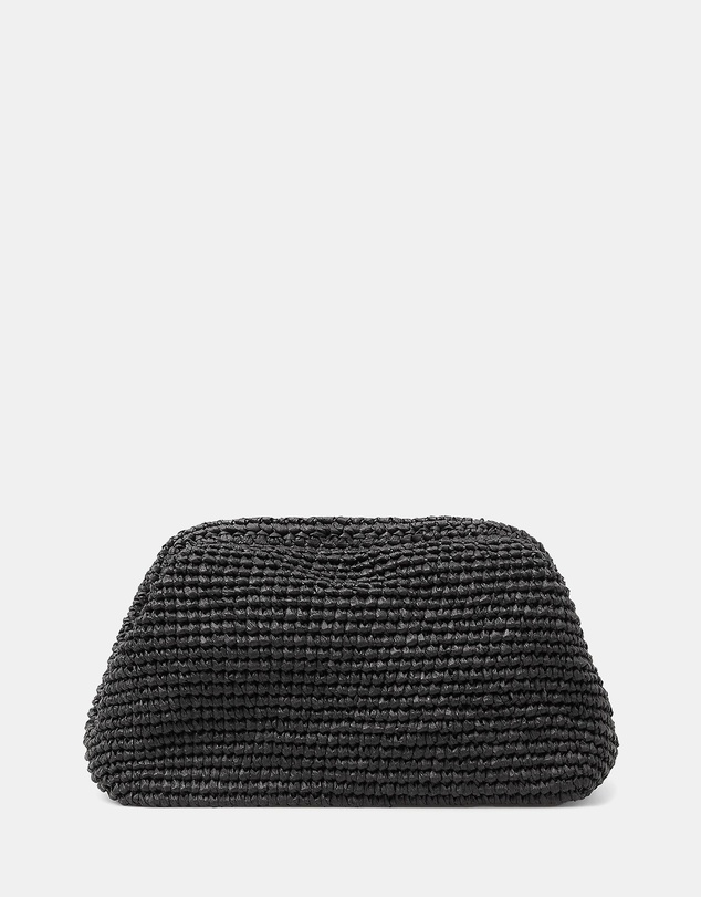COS - PIRIPIRI Raffia Clutch