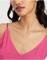 Swarovski - Stilla pendant, Round cut, White Gold