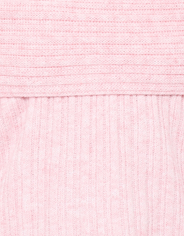 Petal & Pup - Kenny Off Shoulder Knit Sweater - Light Pink