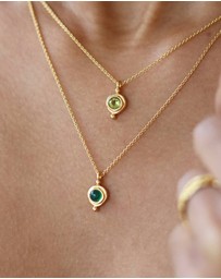 Ottoman Hands - May Birthstone Pendant Necklace