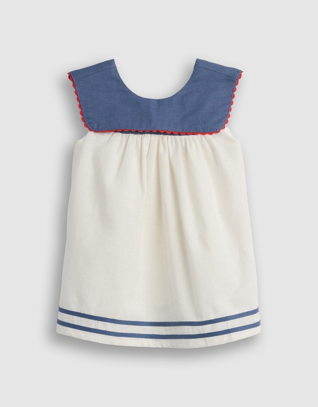 GAP - Sleeveless Linen Sailor Dress Set - Babies