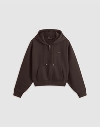TALA - Oversized Zip Through Hoodie