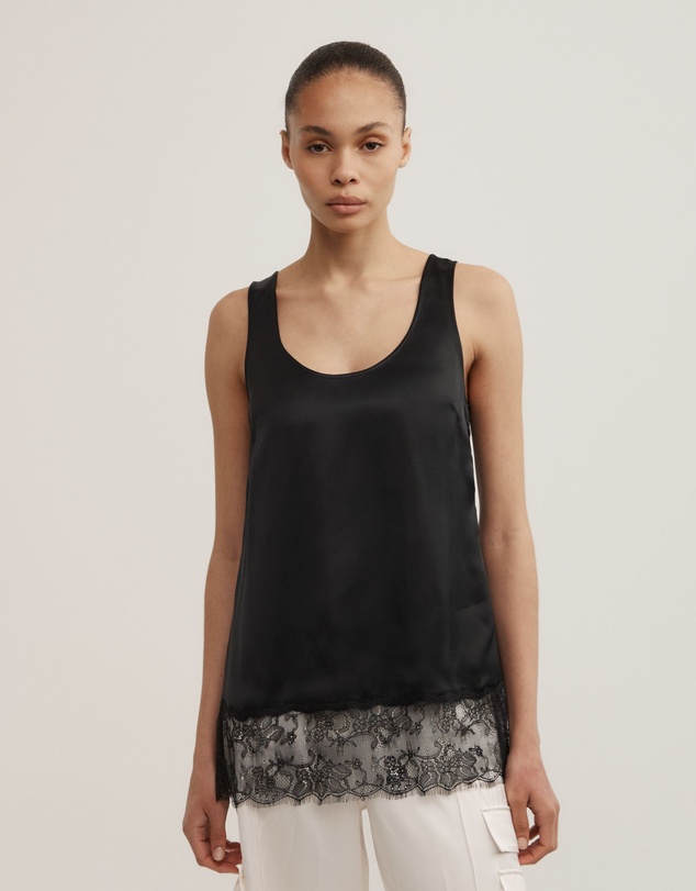 Witchery - Lace Hem Tank Top