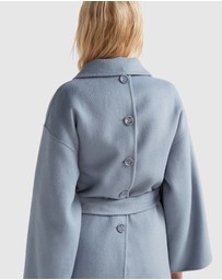 Belle & Bloom - Wide Awake Split Hem Overcoat
