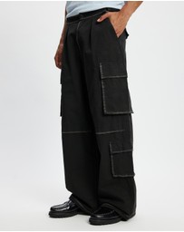 Boiler Room - Worn Seam Cargo Pants