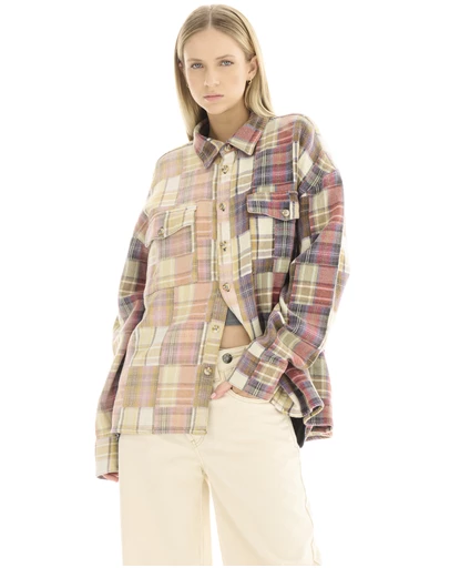 THE TALES - Check Flannel Bonded Jacket