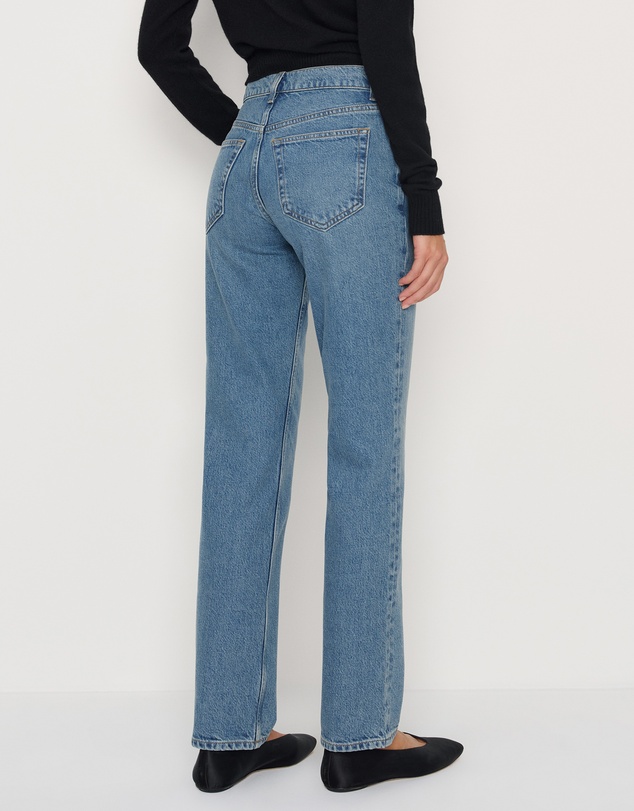 Reformation - Greer Mid Rise Straight Jeans