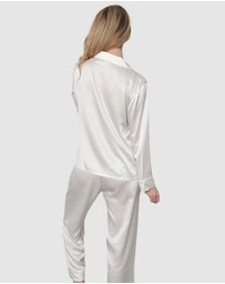 The Fable - Pearl Silk Pyjamas