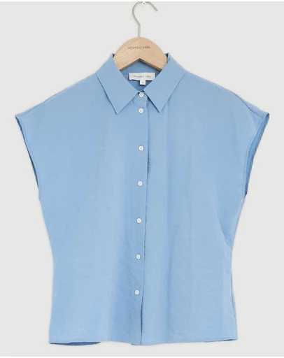 Revibe - Repaired Assembly Label Silk Short Sleeve Shirt