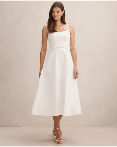 Forever New - Rosie Flower Applique Midi Dress